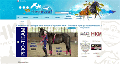 Desktop Screenshot of hkm-by-horsemania.fr